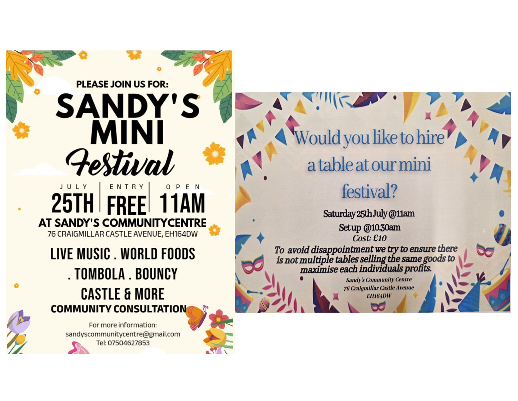 Sandy's Mini Festival 2026